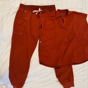 Figs Scrub Set Auburn